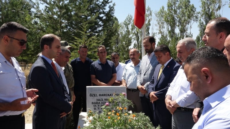 15 Temmuz Şehidi Halil Hamuryen, mezarı başında anıldı