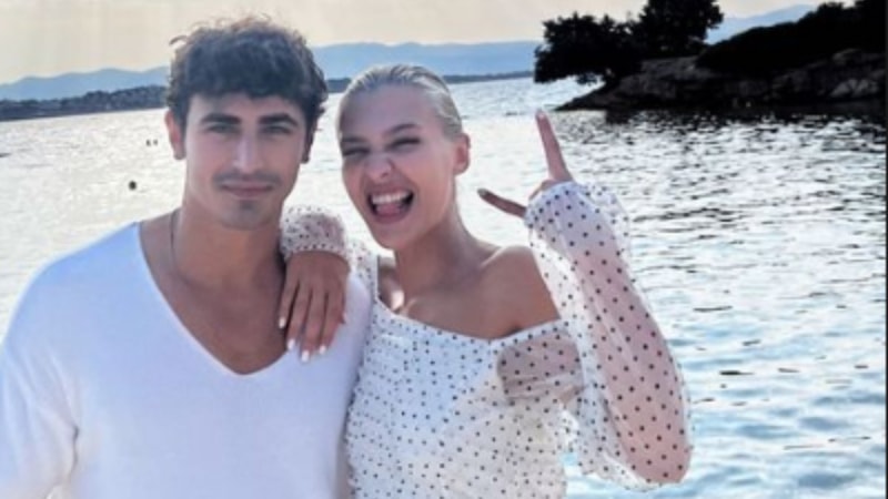 Melisa Döngel, Emin Günenç'le poz verdi