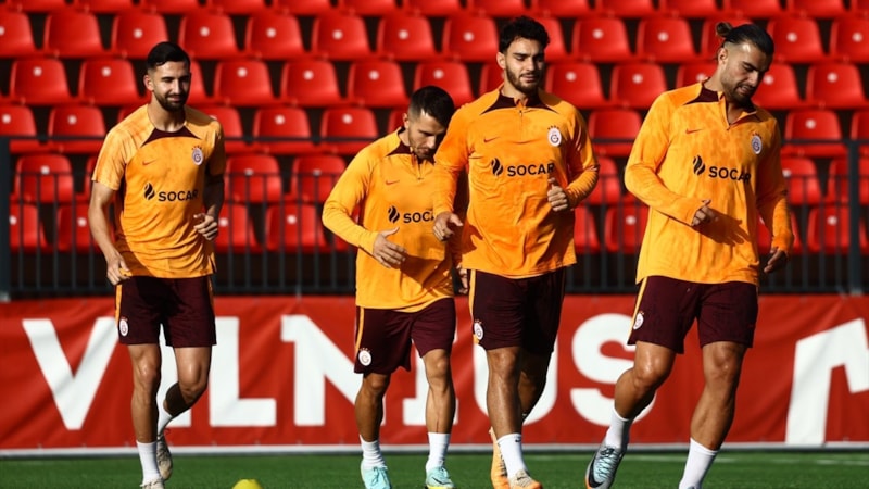 Zalgiris Vilnius - Galatasaray maçının ilk 11'leri