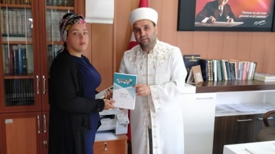 Kastamonu’da Alman vatandaşı kadın, Müslüman oldu