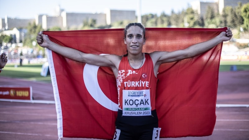 Milli atlet Dilek Koçak, 800 metrede Avrupa üçüncüsü