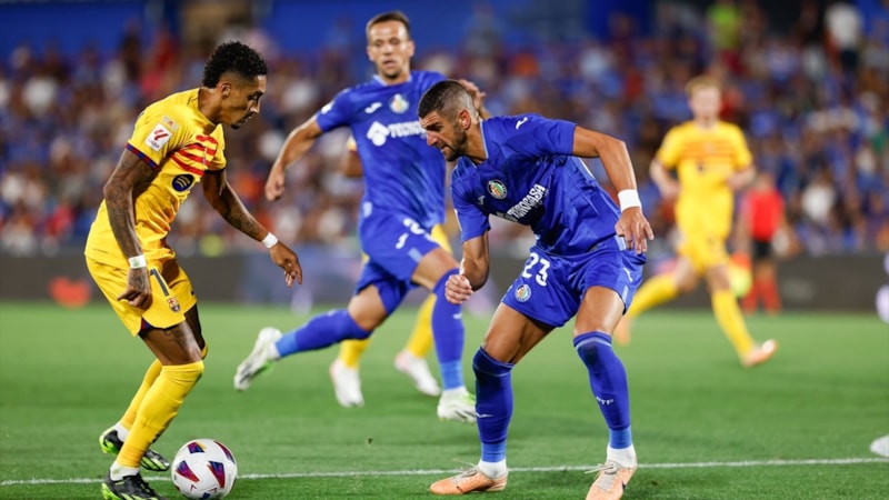 Barcelona, Getafe ile berabere kaldı