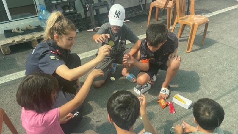 Malatya'da jandarma depremzede çocuklarla bir araya geldi