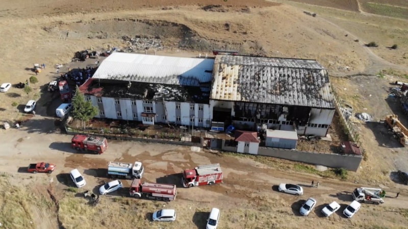 Kırıkkale'de savunma sanayi fabrikasında çıkan yangın söndürüldü