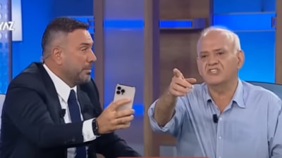 Ahmet Çakar ve Rasim Ozan Kütahyalı canlı yayında kavga etti