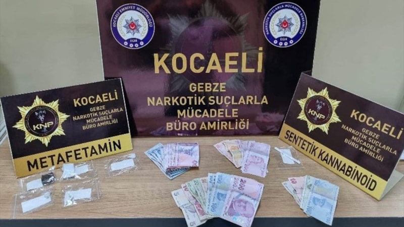 Kocaeli'de uyuşturucu operasyonlarında yakalanan 4 zanlı tutuklandı