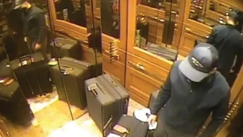 ABD'de 1,8 milyon dolarlık hırsızlık: Lüks otel odasından çaldı