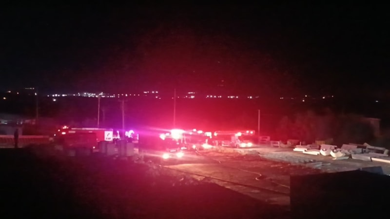 Kocaeli’de asfalt eritme tankında patlama: 2 yaralı