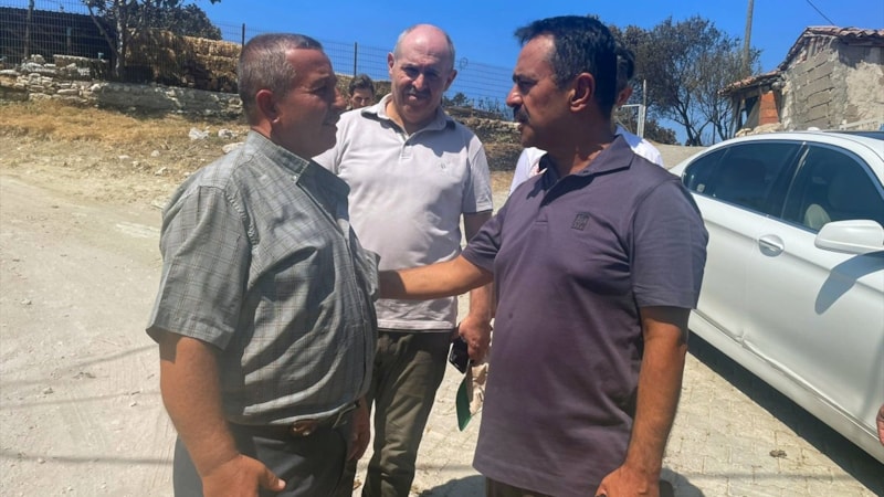 Çanakkale'de orman yangından etkilenen vatandaşlara maddi destek verilecek