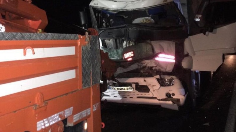 Mardin'de tır kazası: 1 ağır yaralı