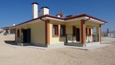Malatya'daki köy evlerinin yapımı devam ediyor