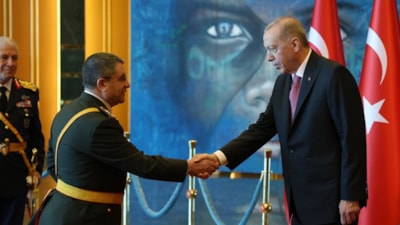 Cumhurbaşkanı Erdoğan, Zafer Bayramı dolayısıyla tebrikleri kabul etti