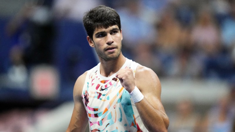 Alcaraz ve Keys, ABD Açık'ta yarı finalde