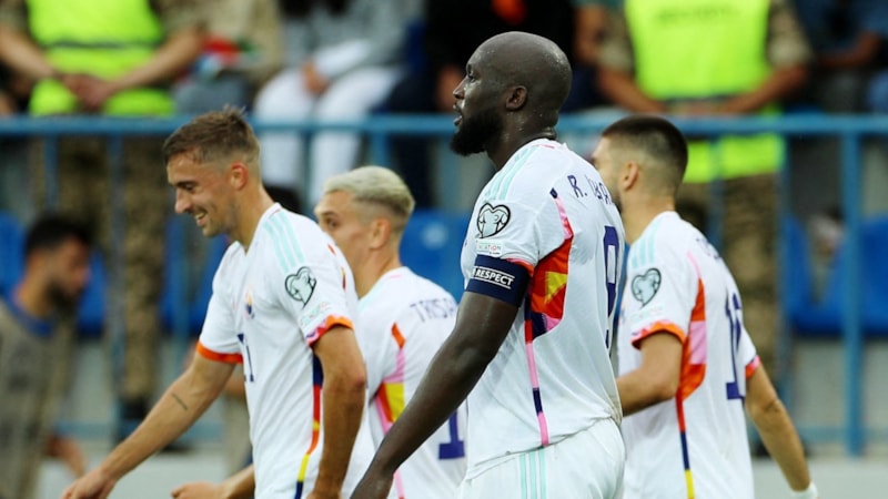 Belçika, Azerbaycan'ı tek golle geçti