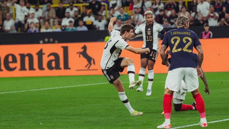 Dev maçta Almanya, Fransa'yı mağlup etti