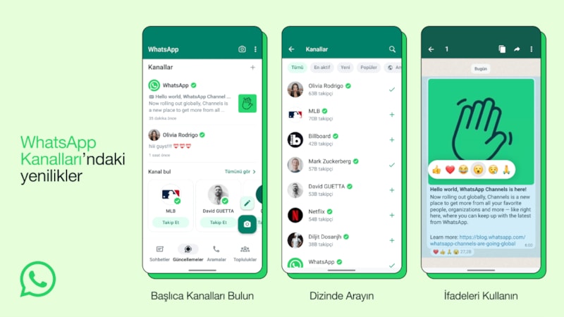 WhatsApp duyurdu: Kanallar özelliği Türkiye'de
