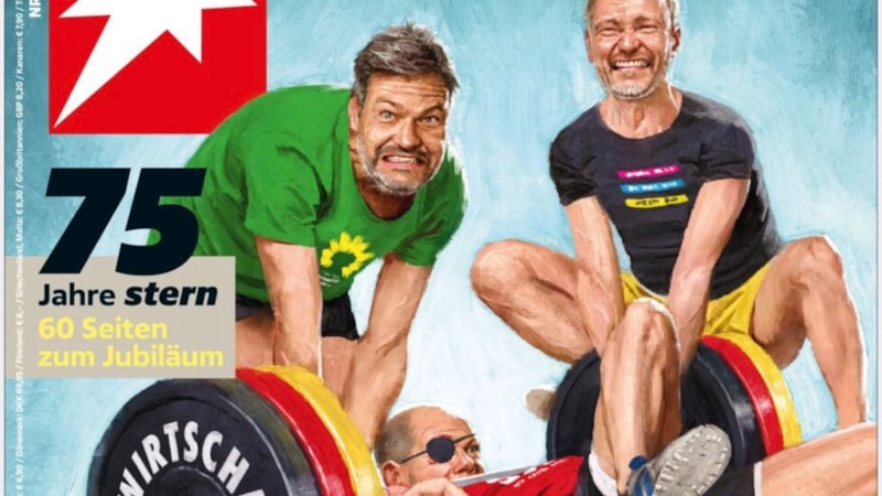 Alman dergisinden koalisyon ortaklarının durumunu anlatan kapak