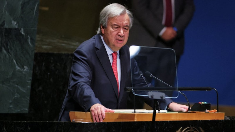 BM Genel Sekreteri Guterres: İnsanlık cehennemin kapılarını açtı