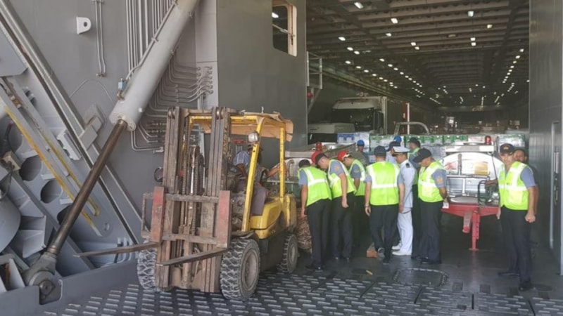 Türkiye'den Libya'ya bir sevkiyat daha! TCG Sancaktar gemisi ikinci seferini yaptı