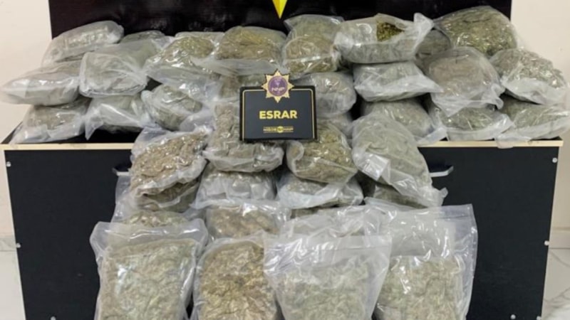 Niğde'de uyuşturucu operasyonu: 39 kilo madde ele geçirildi