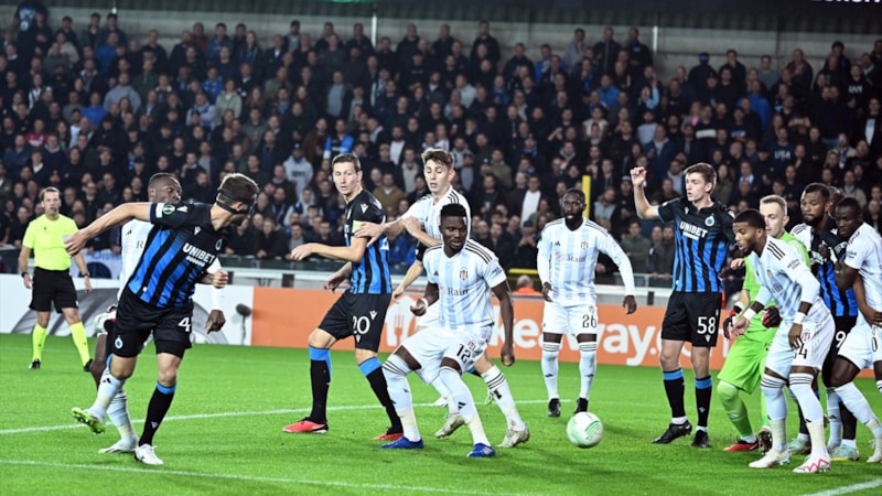 Beşiktaş, Club Brugge ile berabere kaldı