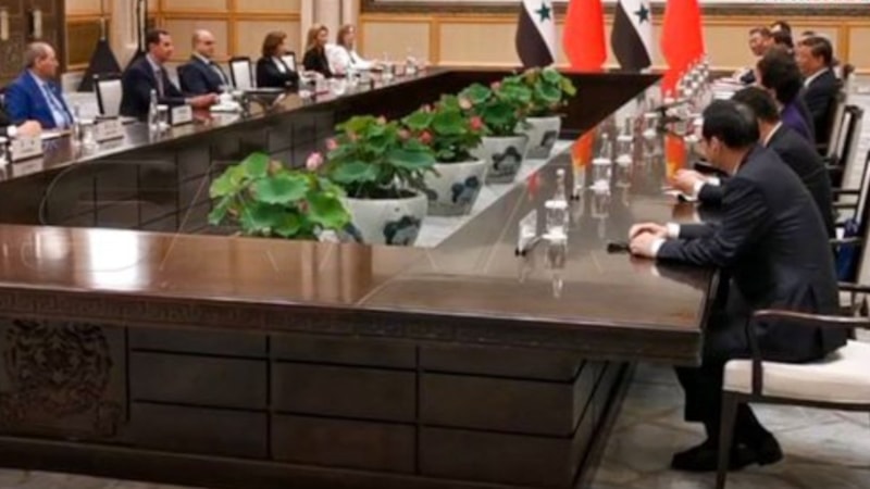 Beşar Esad, Çin'de Şi Cinping'le görüştü