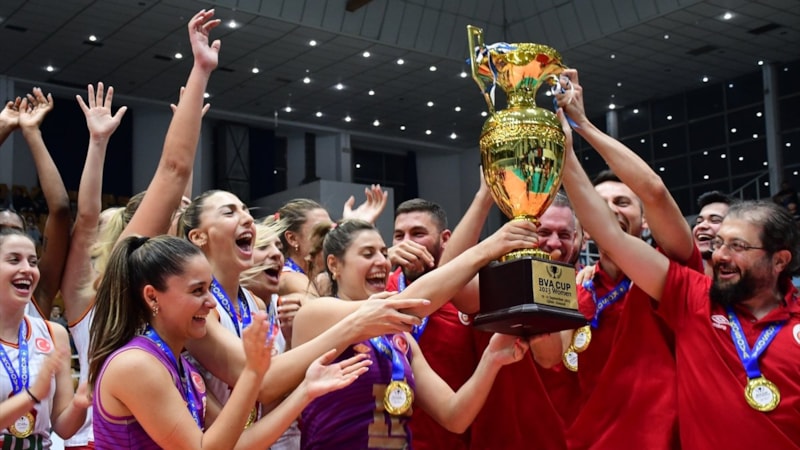Galatasaray Voleybol Takımı, Balkan Kupası'nda şampiyon oldu