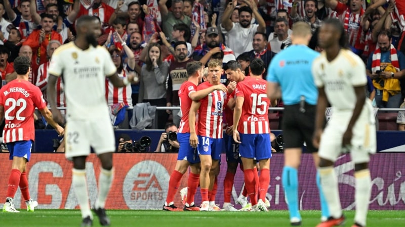 Atletico Madrid, Real Madrid'e ilk yenilgisini tattırdı