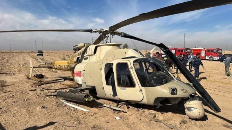 Irak'ta askeri helikopter düştü: Pilotlar yaralı kurtuldu