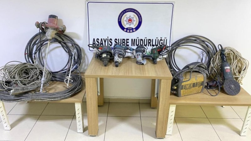 Karabük'te polis 40 GB'lık görüntü izleyerek hırsızı yakaladı