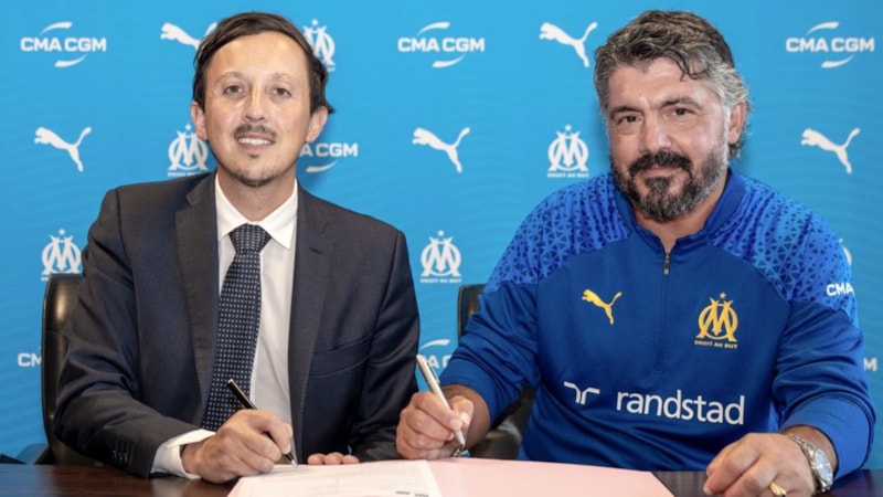 Marsilya, Gennaro Gattuso'yu takımın başına getirdi