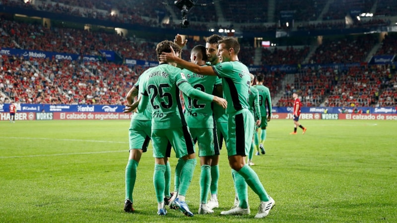 3 kırmızılı maçta Atletico Madrid, Osasuna'yı devirdi