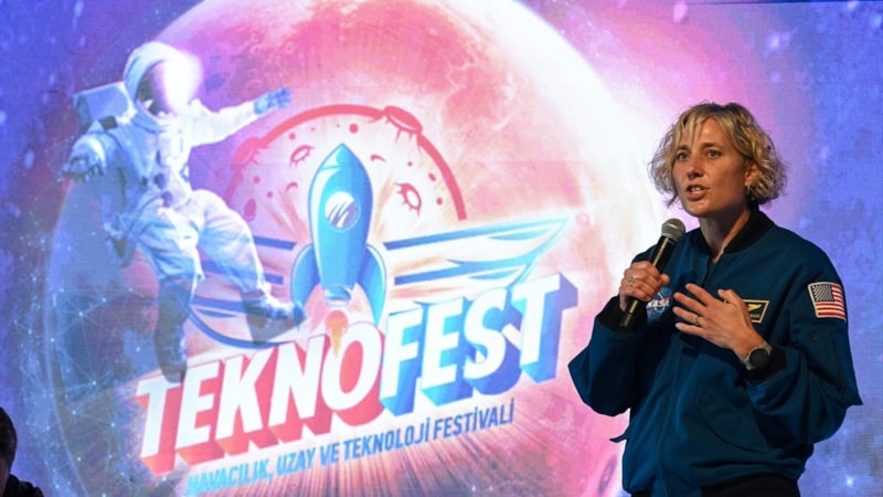 TEKNOFEST İzmir'e katılan ABD'li astronot: Gençlerin uzaya ilgisi beni çok etkiledi