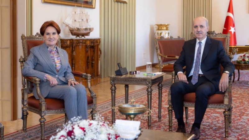 Meral Akşener'den TBMM Başkanı Numan Kurtulmuş'a ziyaret