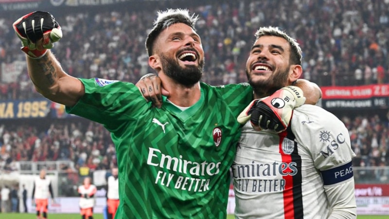 Golcü isim Oliver Giroud, Serie A'da haftanın kalecisi seçildi