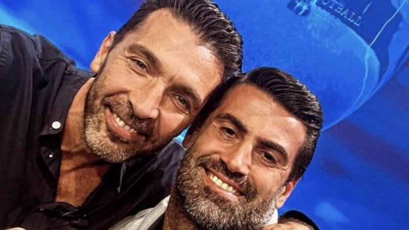 EURO 2032 futbol elçileri Volkan Demirel ve Gianluigi Buffon bir arada