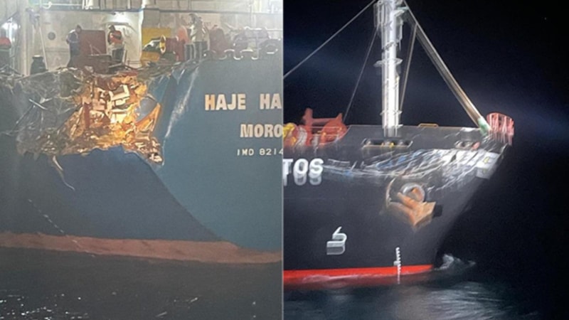 Balıkesir'in Marmara Adası açıklarında gemi kazası