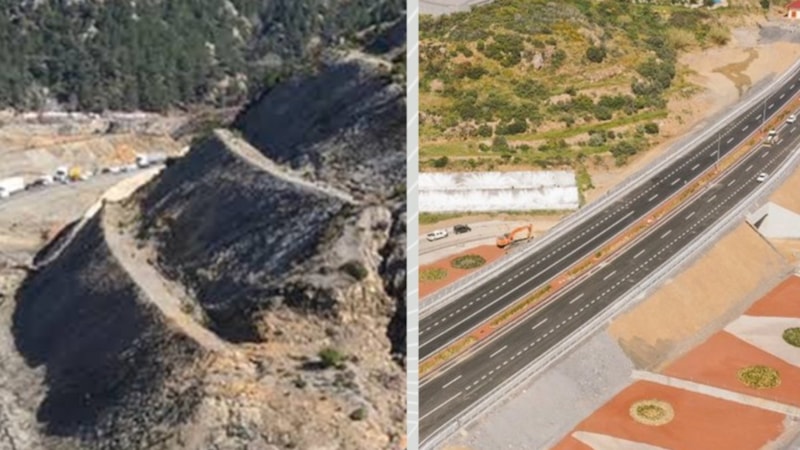 Akdeniz Sahil Yolu'nun öncesi ve sonrası