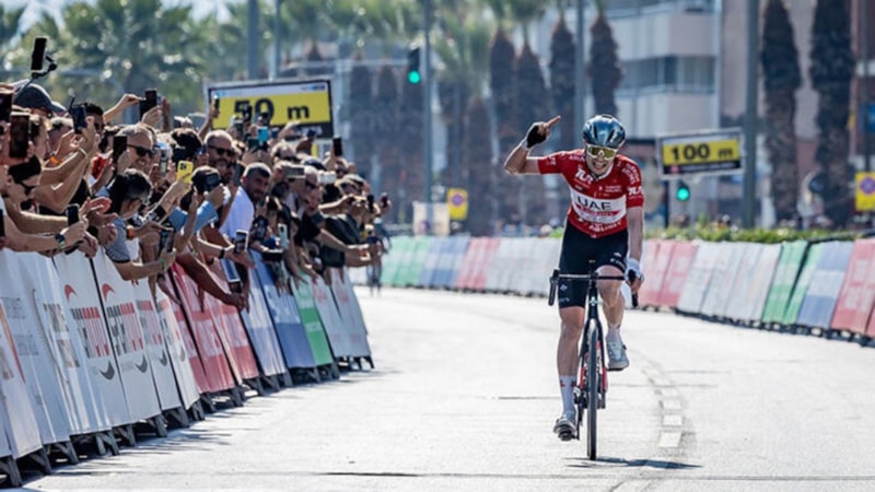 Tour of Türkiye'nin Selçuk-Manisa-İzmir etabında kazanan Jay Vine