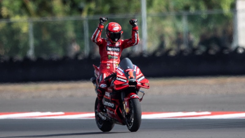 MotoGP Endonezya Grand Prix'sini Francesco Bagnaia kazandı