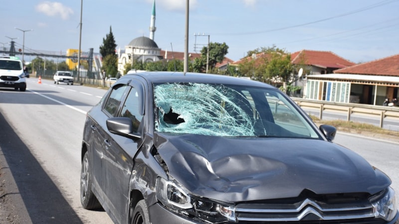 Sakarya'daki yaya, otomobilin çarpmasıyla can verdi