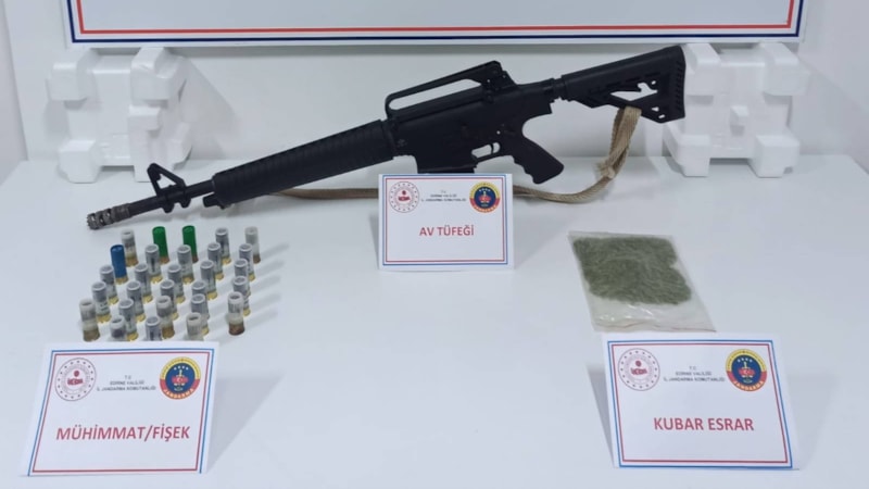 Edirne'de uyuşturucu operasyonu