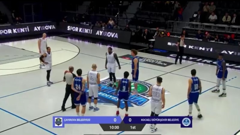 Çayırova Belediyesi - Kocaeli Büyükşehir Belediyesi Kağıtspor maçında İsrail'e protesto!