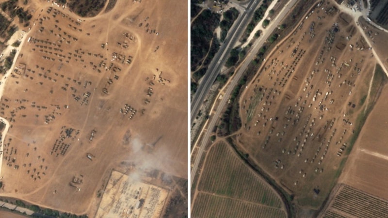 İsrail'in olası kara saldırısına hazırlığını gösteren uydu görüntüleri