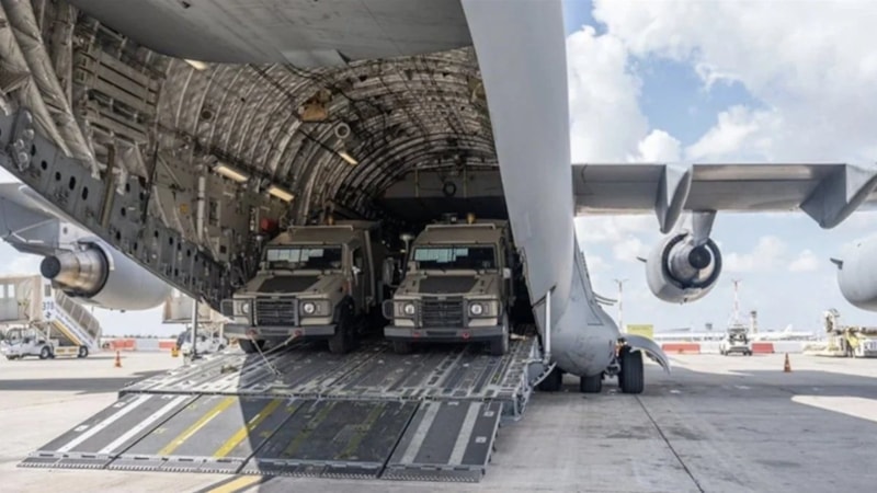 İsrail'e 7 Ekim'den bu yana 1000 ton silah ve cephane geldi