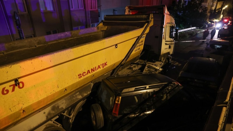 İstanbul'da dehşet saçan hafriyat kamyonunun sürücüsü tutuklandı