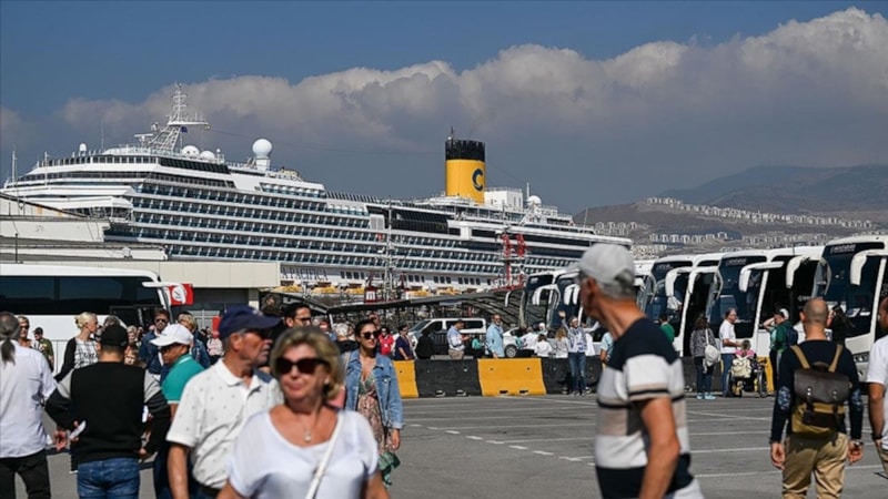 Bir yılda yüzde 54'lük artış! Kruvaziyer yolcu sayısı 1 milyonu aştı