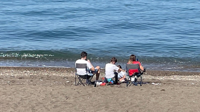 Düzce Akçakoca'da ekim ayında deniz keyfi