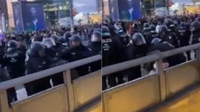 Almanya'da polis şiddeti! Filistin destekçisi gösterici öldüresiye dövüldü