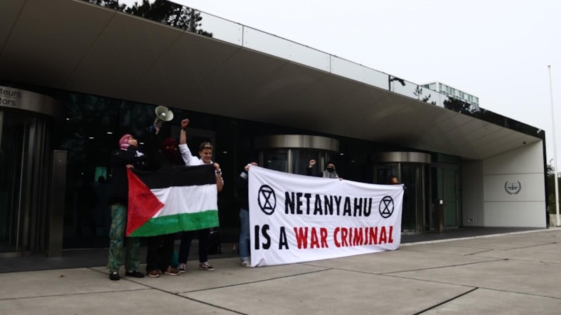 Hollanda'da İsrail karşıtı protesto: Netanyahu bir savaş suçlusu